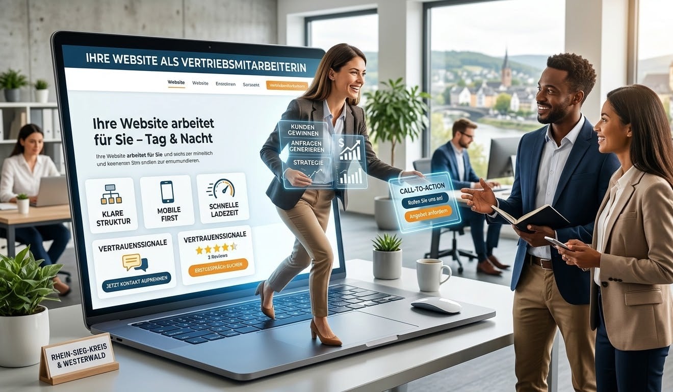 Ihre Website ist Ihre beste Vertriebsmitarbeiterin – wenn sie richtig arbeitet