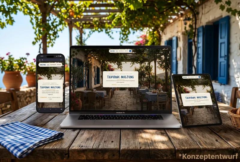 Taverne Meltemi (Konzeptentwurf)