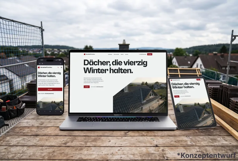 Strunkhoff Dachbau (Konzeptentwurf)