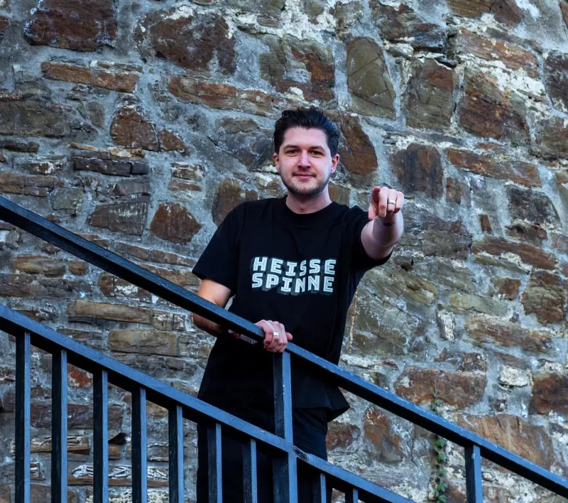 Lucas Brox, Webdesigner und Gründer von Heisse Spinne